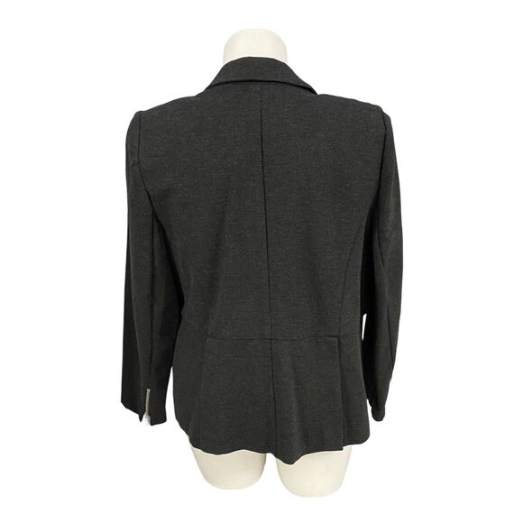 6th & Ln Blazer Womens Size 20 Gray Knit Basic Jacket Corpcore Office Boardroom - Picture 6 of 16